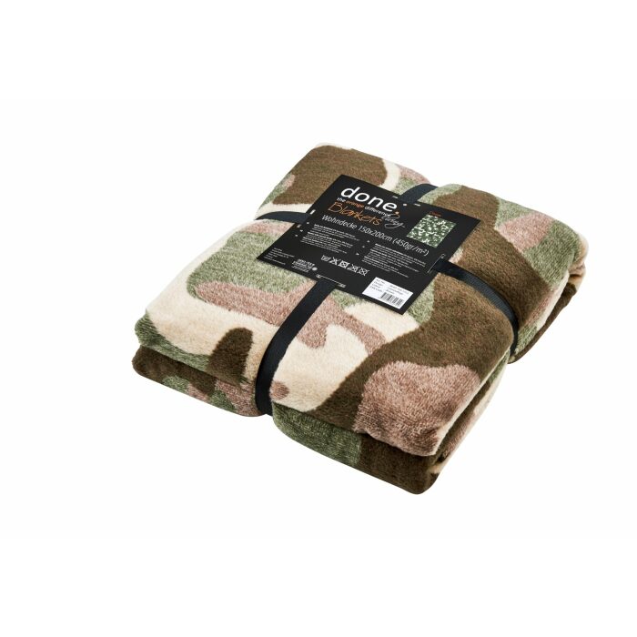 Done® Wohndecke CAMOUFLAGE