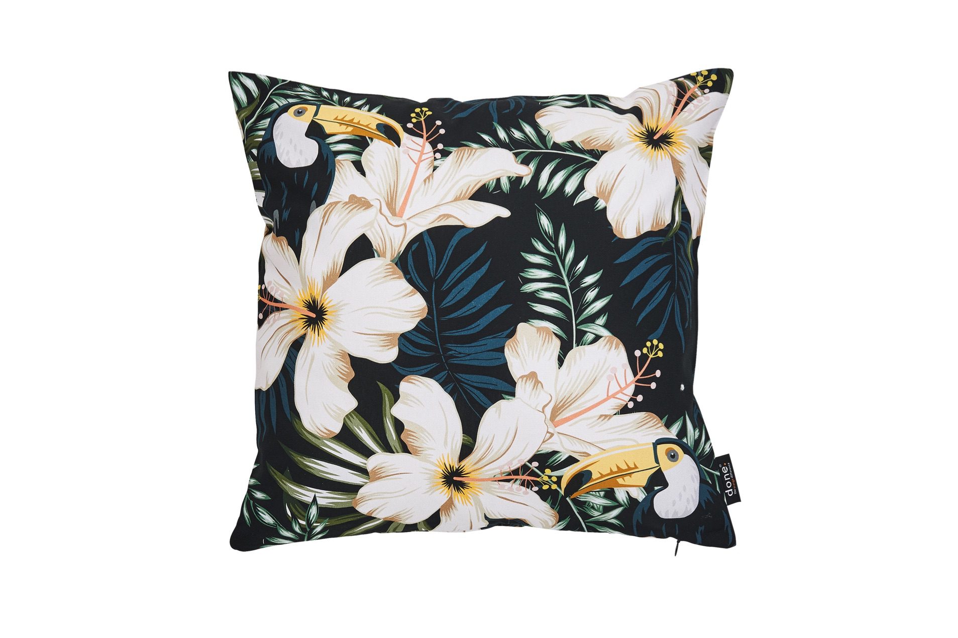 Done® Kissenhülle Cushion Panama Print Tukan